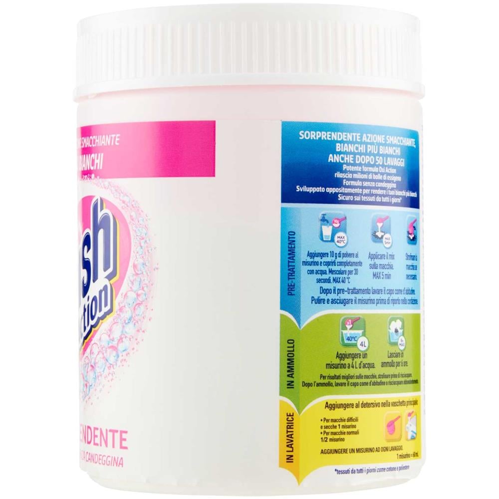 Oxi Action Polvere Crystal White Smacchiatore Sbiancante Bianco Splendente 500 G - Foto 2
