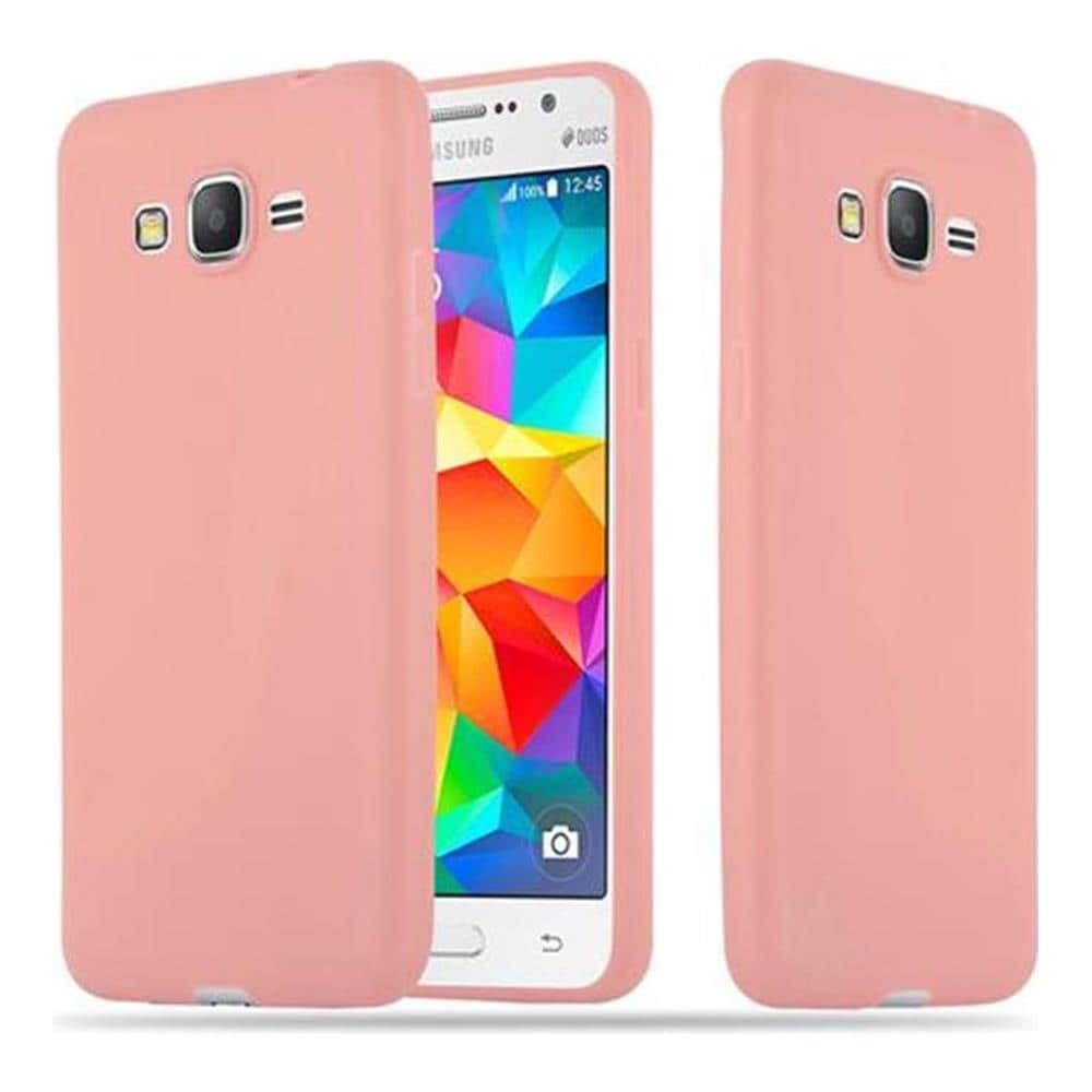 Custodia Compatibile Con Samsung Galaxy Grand Prime In Candy Rosa - Coperchio Protettivo In Silicone Tpu Flessibile - Foto 1