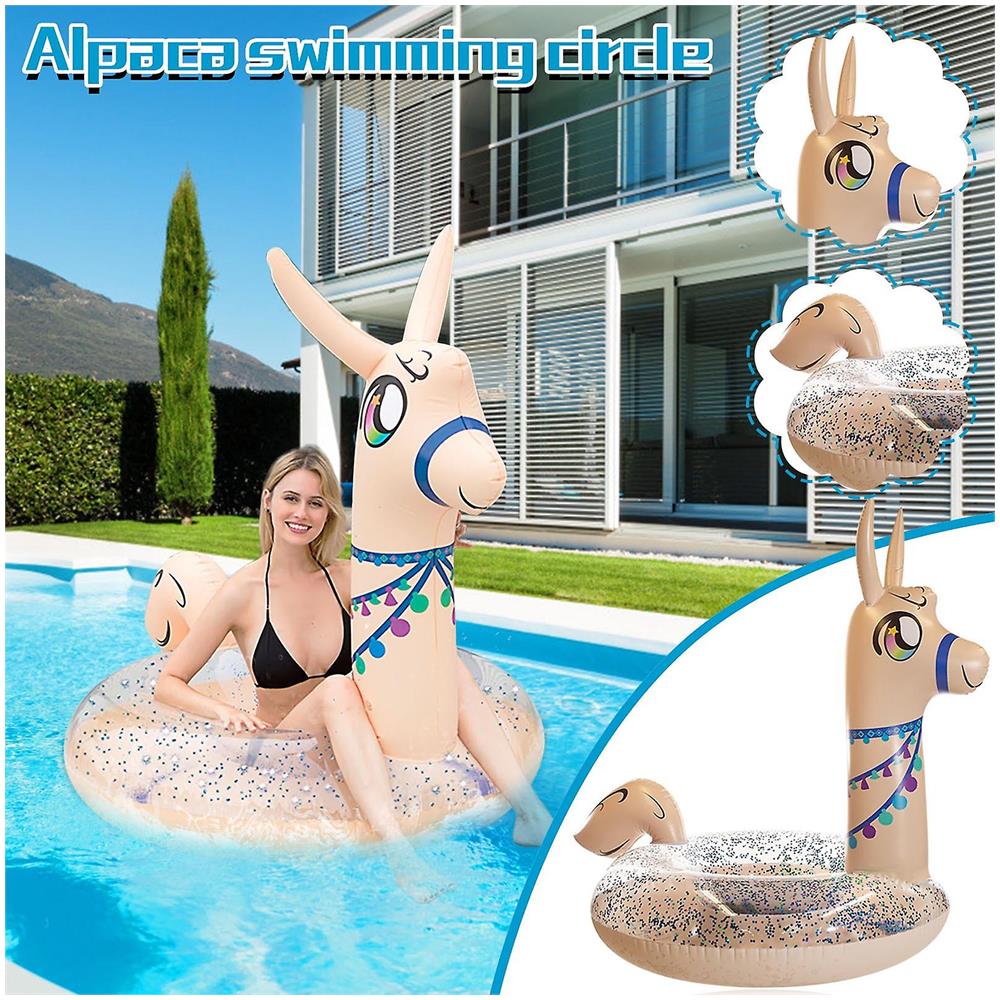 HTN - Anello Di Nuoto Galleggiante Per Adulti Gonfiabili A Montaggio Gonfiabile In Pvc 8449482396782