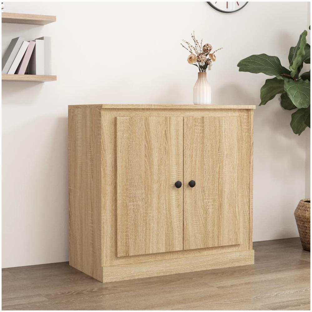 Credenza Rovere Sonoma 70x35,5x67,5 Cm In Legno Multistrato - Foto 1