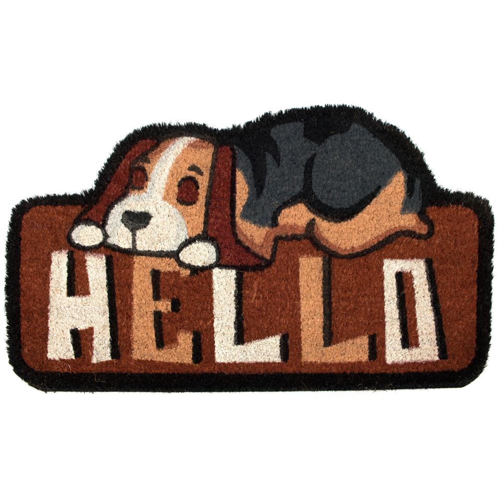 Zerbino Entrata Ingresso Esterno Antiscivolo Cocco Animal Dog Hello - Foto 1