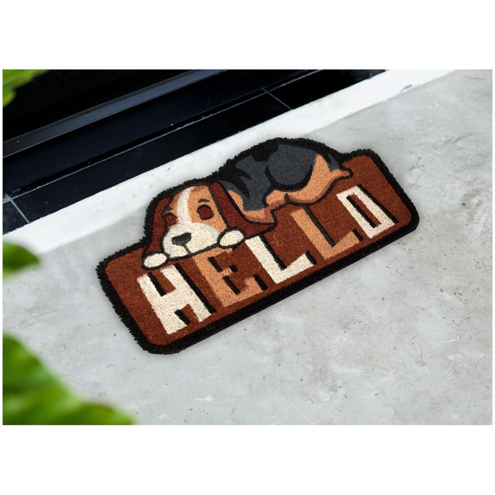 Zerbino Entrata Ingresso Esterno Antiscivolo Cocco Animal Dog Hello - Foto 2