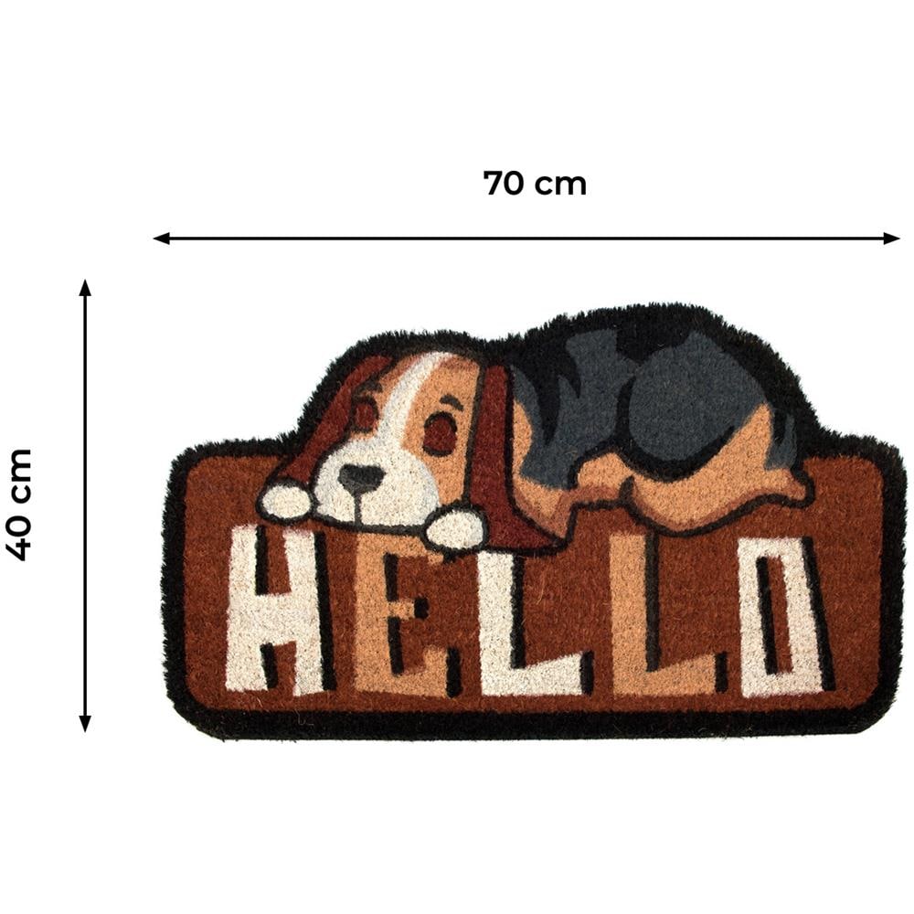Zerbino Entrata Ingresso Esterno Antiscivolo Cocco Animal Dog Hello - Foto 5