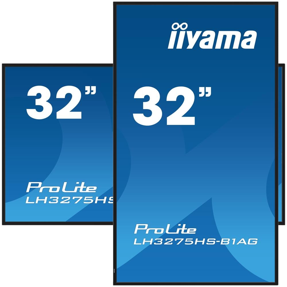 LH3275HS-B1AG visualizzatore di messaggi Pannello piatto per segnaletica digitale 81,3 cm (32") LCD Wi-Fi 500 cd /m² Full HD Nero Processore integrato Android 11 24/7 - Foto 2