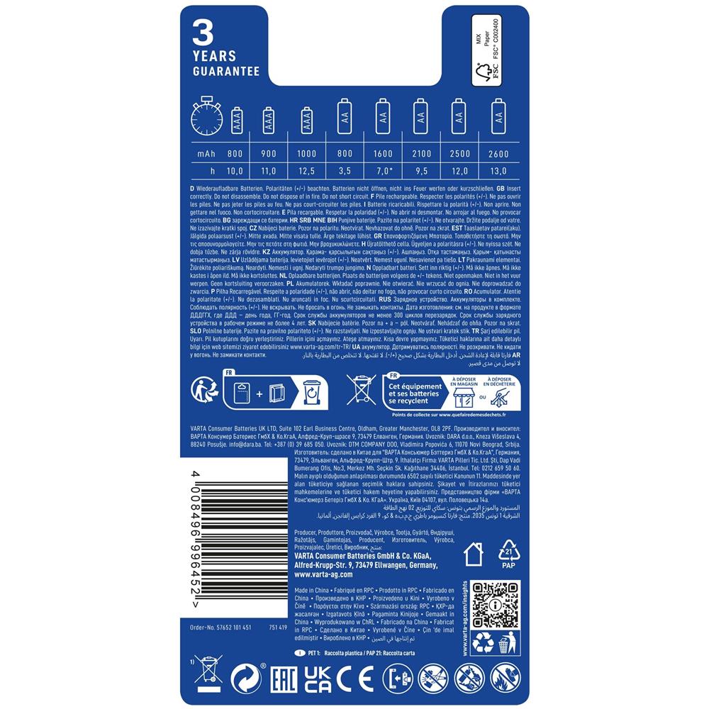 CARICA BATTERIE + 4PILE STILO AA 2100 MAH - Foto 2