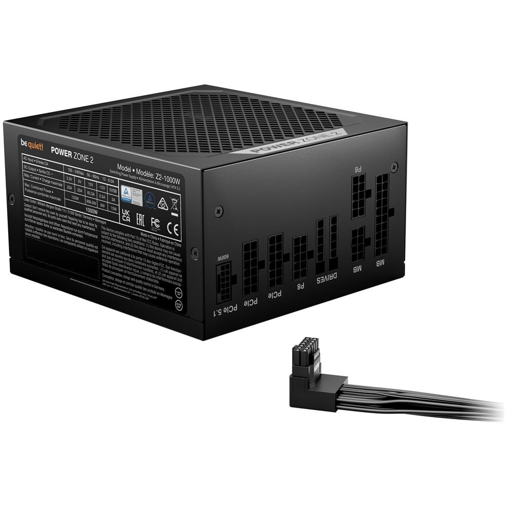 Alimentatore Computer BP008EU Power Zone 2 Modulare 80+ Platinum 1000W - Foto 2