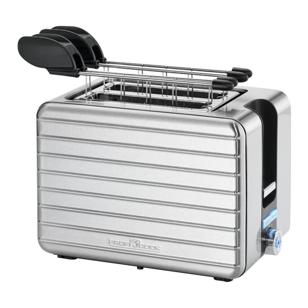 Tostapane PC-TAZ 1110 a 2 Fette Potenza 1050 W Colore Acciaio Inox - Foto 1