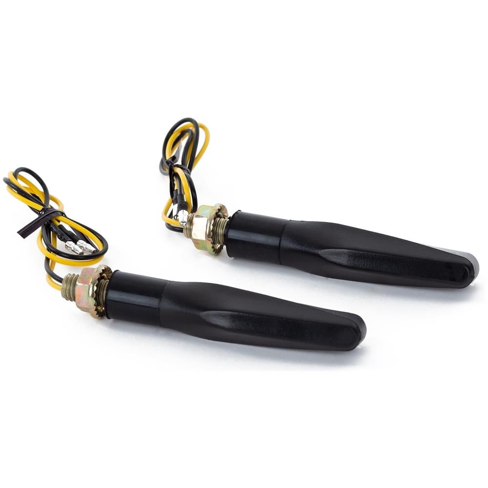 Design Unico Indicatori Segnalatori Frecce Direzione Moto 12v Nero - Foto 2