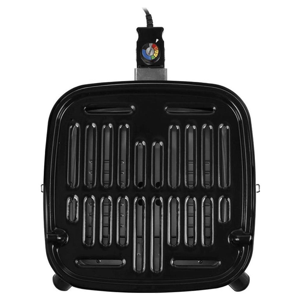 Griglia Barbecue Ibrida Portatile 2000 W Nera - Foto 2