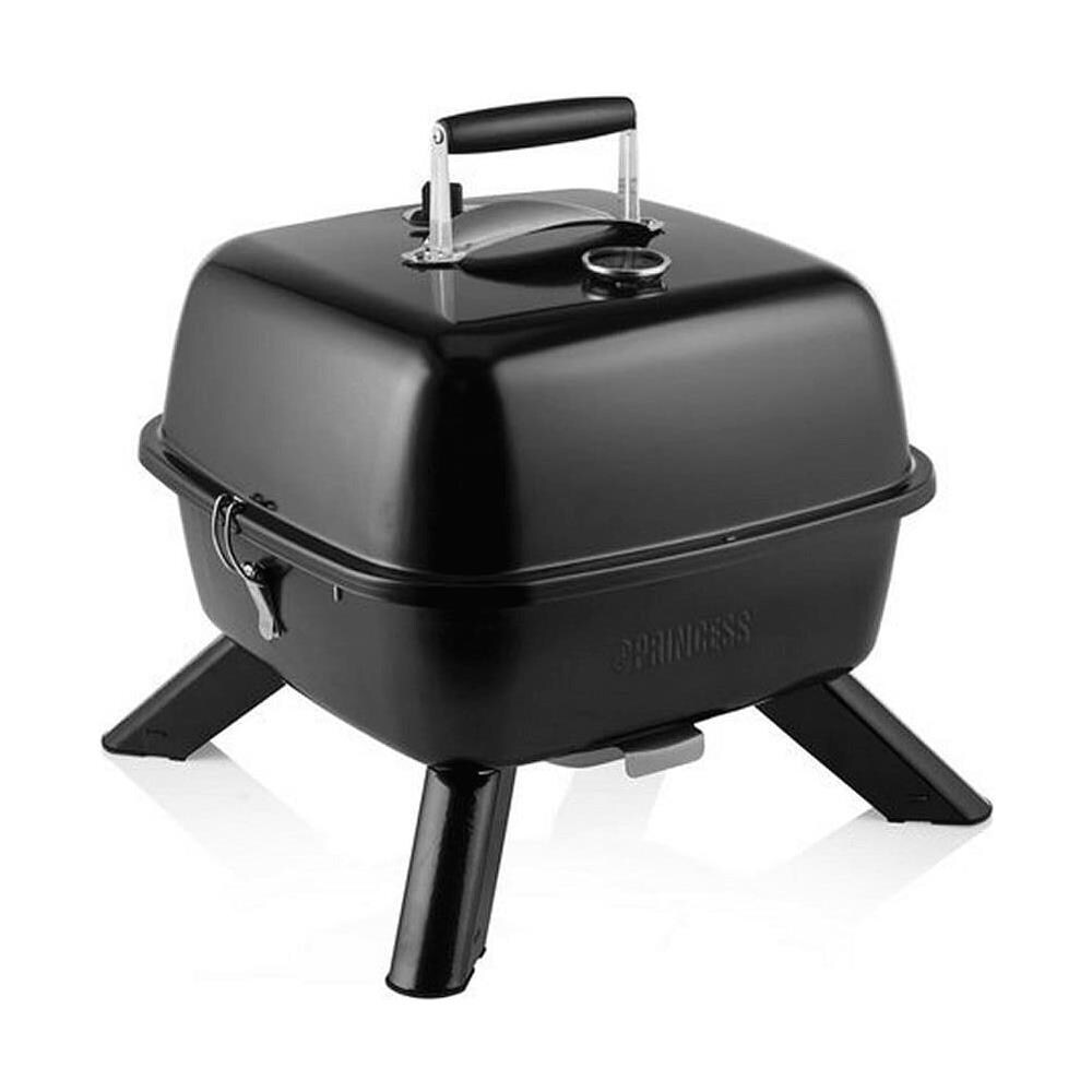 Griglia Barbecue Ibrida Portatile 2000 W Nera - Foto 1