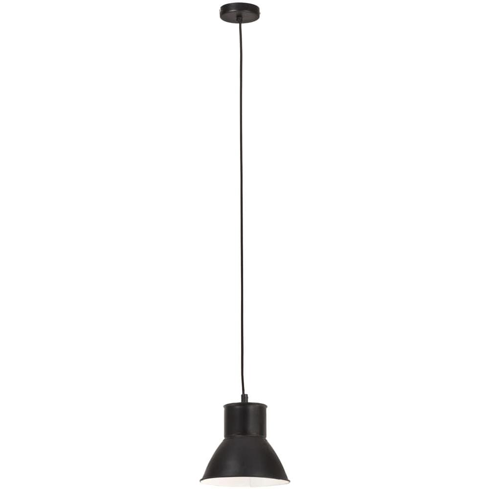 Lampada a Sospensione 25 W Nera Rotonda 17 cm E27 - Foto 2