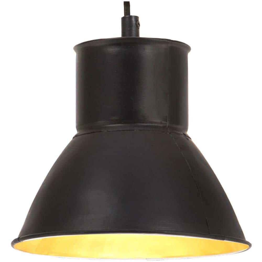 Lampada a Sospensione 25 W Nera Rotonda 17 cm E27 - Foto 1