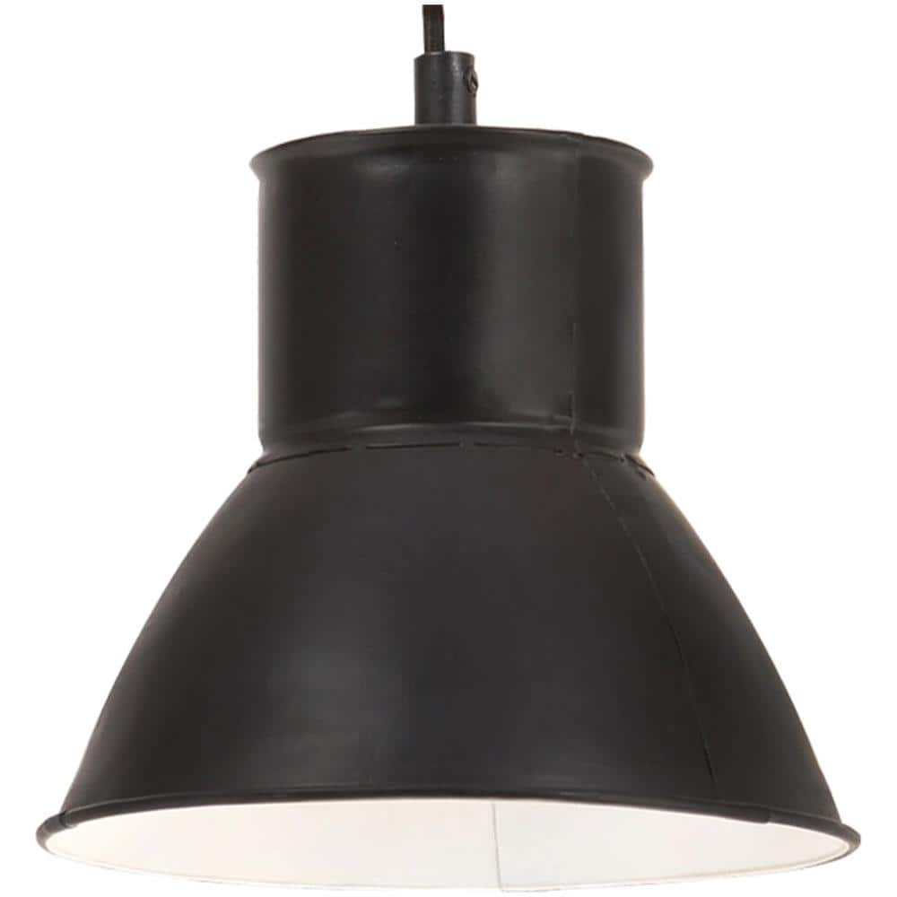 Lampada a Sospensione 25 W Nera Rotonda 17 cm E27 - Foto 3