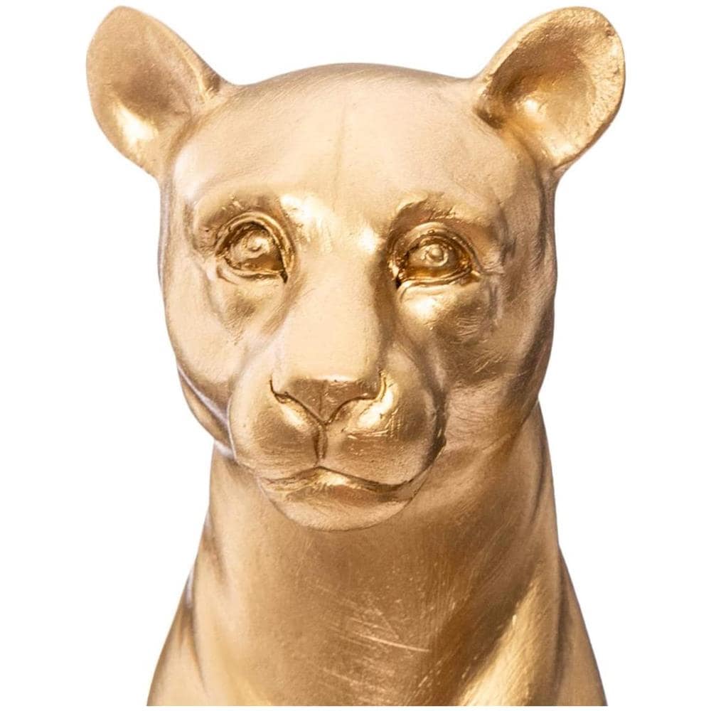 Statuetta Dorata In Poliresina, Altezza 23 Cm - Foto 2