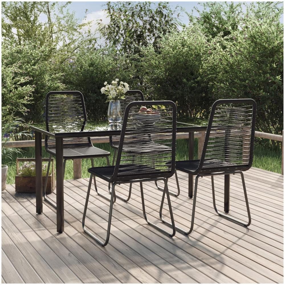 vidaXL Sedie da Giardino Reclinabili e Cuscini Polyrattan Grigio