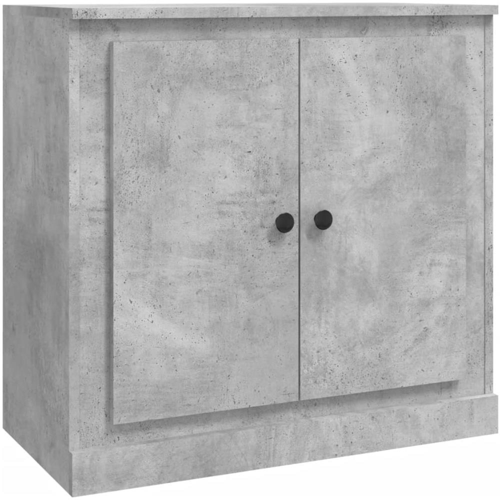 Credenza Grigio Cemento 70x35,5x67,5 Cm In Legno Multistrato - Foto 2