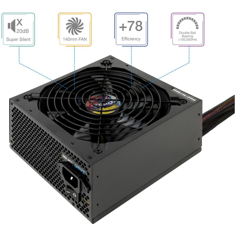 Alimentatore Tqapolo-750sp Pfc Attivo 750w Atx - Foto 2