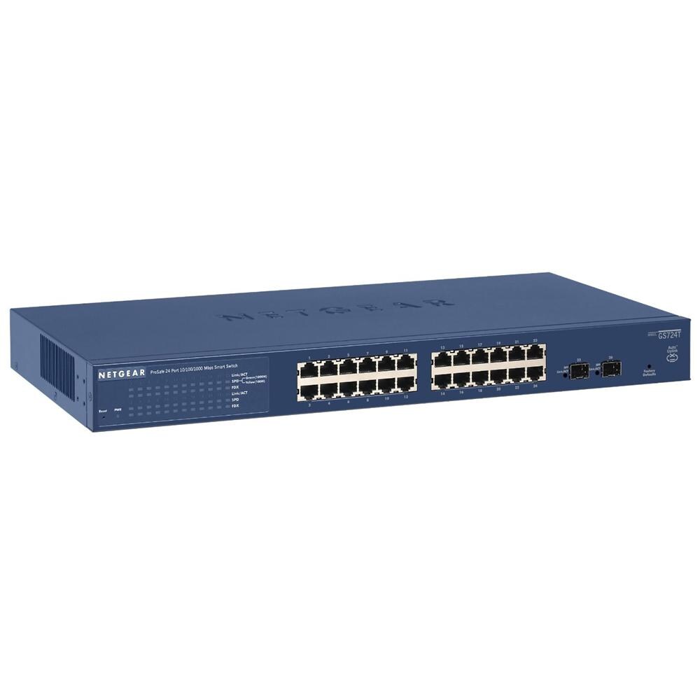 Switch L2 Gestito ProSAFE GS724Tv4 24 Porte Gigabit Ethernet 10/100/1000 2 Porte Gigabit SFP Montabile Su Rack - Foto 2