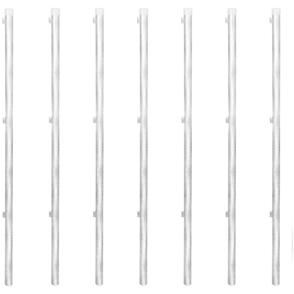 Recinzione A Rete Zincata 15 X 1,25 M Con Pali - Foto 7