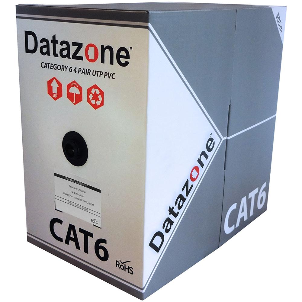 Matassa di cavi LAN Cat5e solidi UTP da 305 m - Bobina di rete ethernet RJ45 - Cavo Ethernet Sfuso Cetificato CMR - Bianco - Conforme TAA