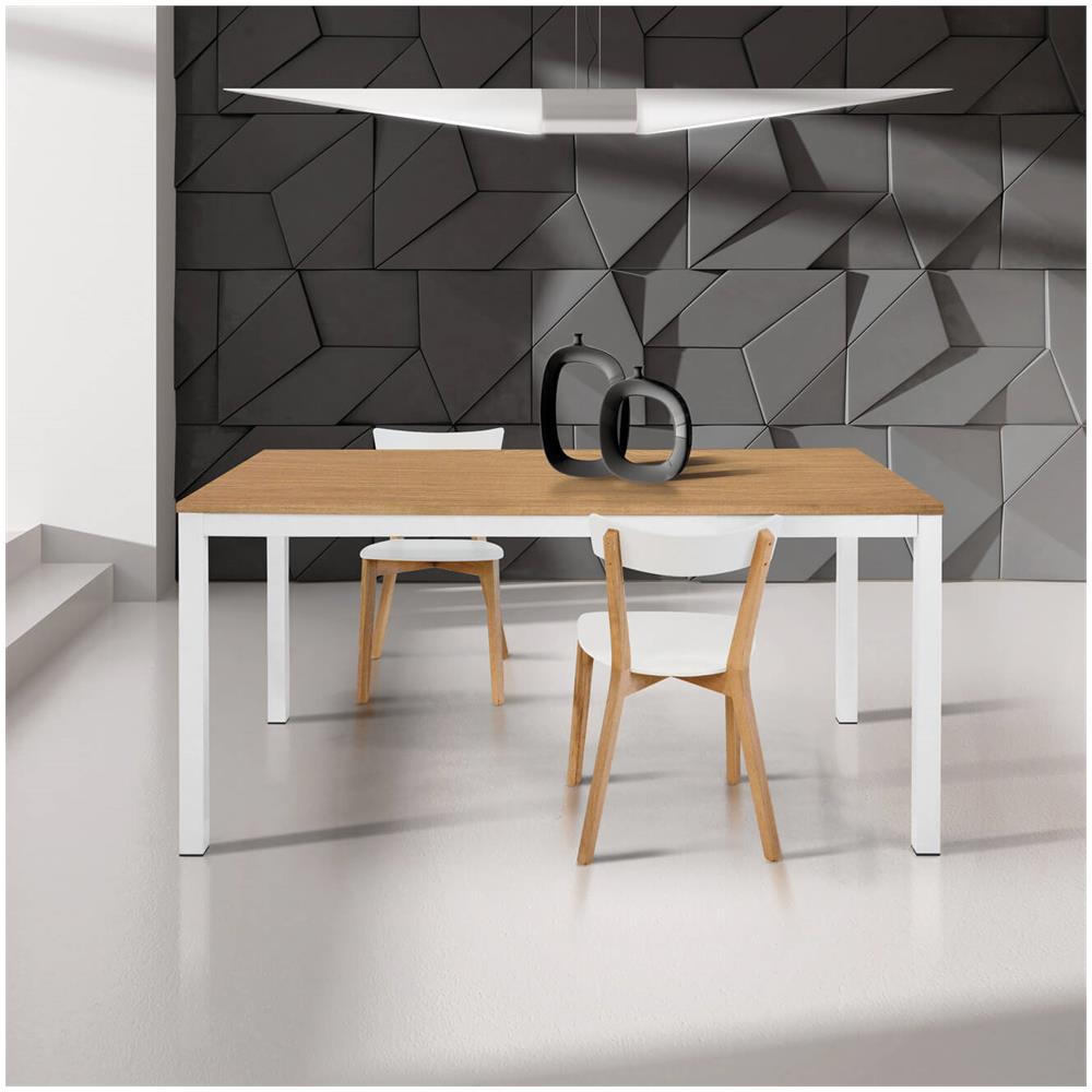 Brendon - Tavolo Da Pranzo Moderno Allungabile 120 X 80 - Foto 2