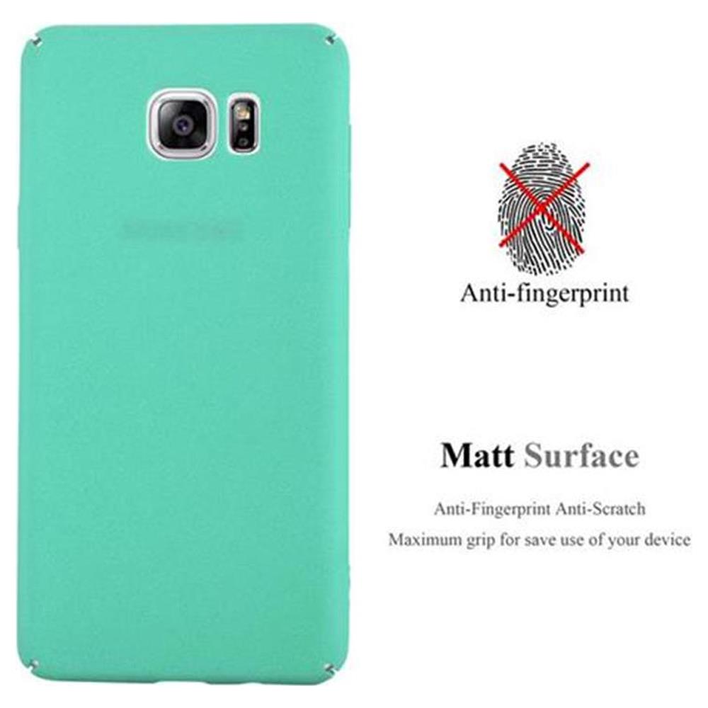 Cadorabo Custodia Compatibile Con Samsung Galaxy Note 5 In Frosty Verde - Hard Case Coperchio Protettivo In Frosted Look Contro I Graffi E Gli Urti - Foto 2