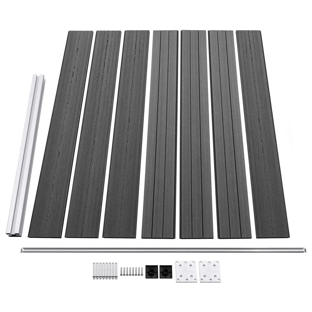 Cuscini Per Sedie Da Giardino 2 Pz Rosso Vino 100x50x4 Cm - Foto 2