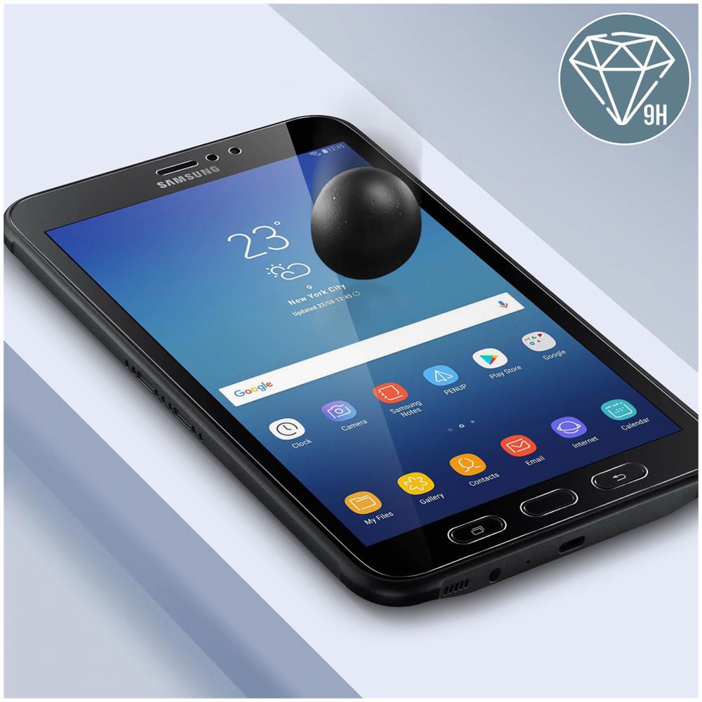 Pellicola Samsung Galaxy Tab Active 3 Vetro Temperato Antimacchie Trasparente - Foto 2