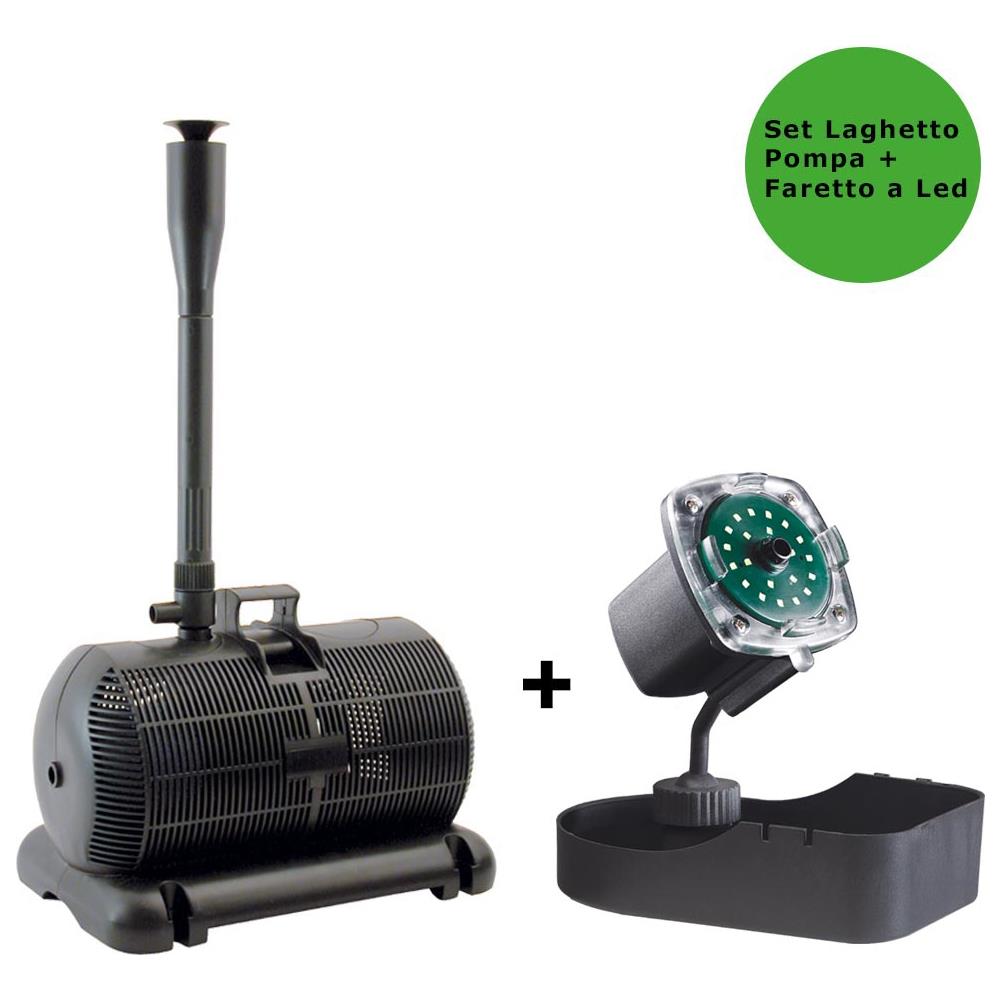 Multipack Pompa Per Laghetto Aqua 3 3850 Litri/h + Faretto Nathur A Led Sommergibile - Foto 1