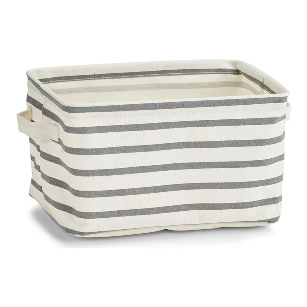 Cestino Portaoggetti Stripes «m» - Grigio, - Foto 1