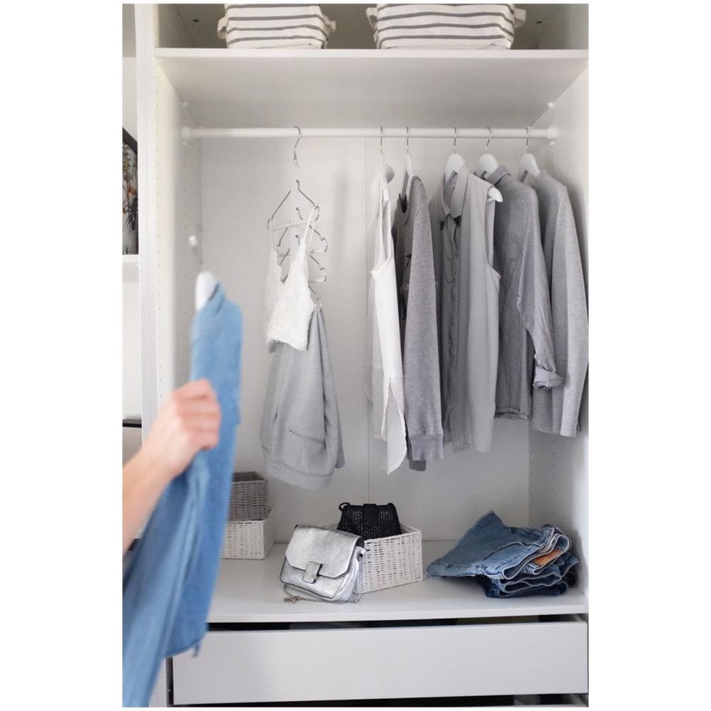 Cestino Portaoggetti Stripes «m» - Grigio, - Foto 5