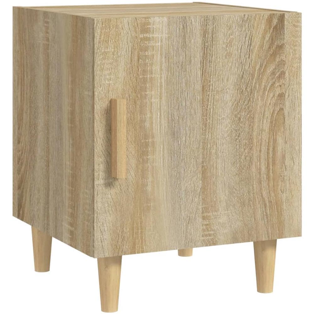 Comodino Rovere Sonoma In Legno Multistrato - Foto 1