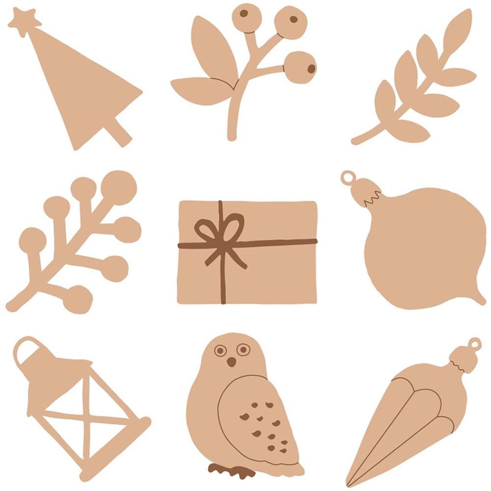 27 Mini Decorazioni In Legno - Tema Natalizio - Foto 1