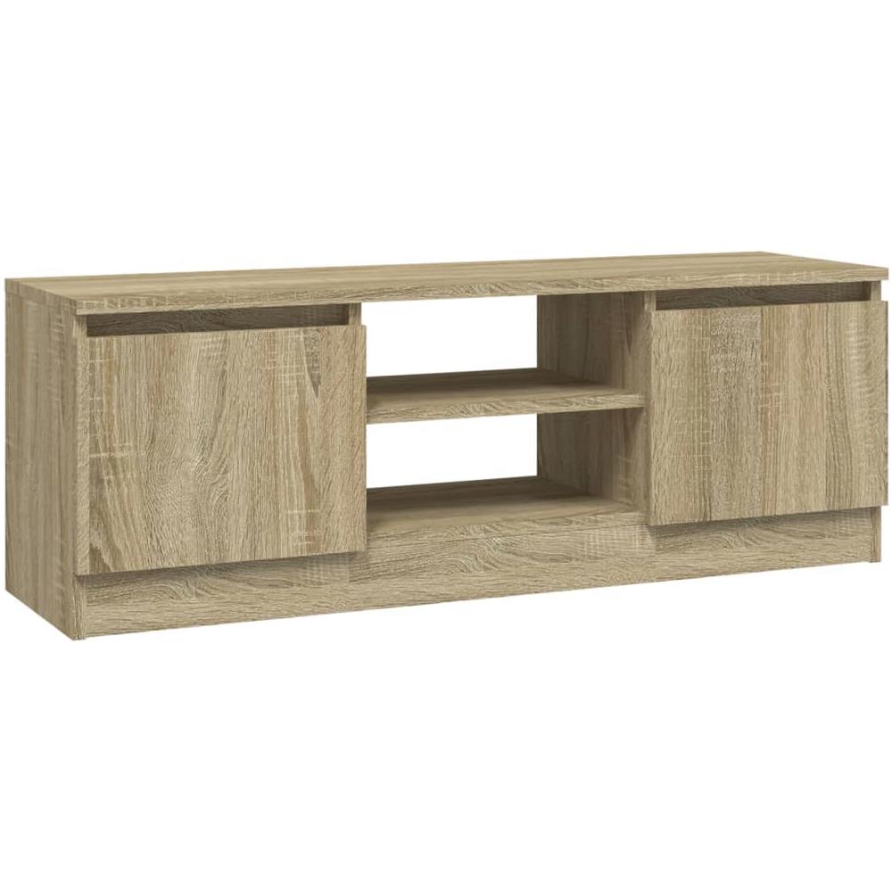 Mobile Porta Tv Con Anta Rovere Sonoma 102x30x36 Cm - Foto 2