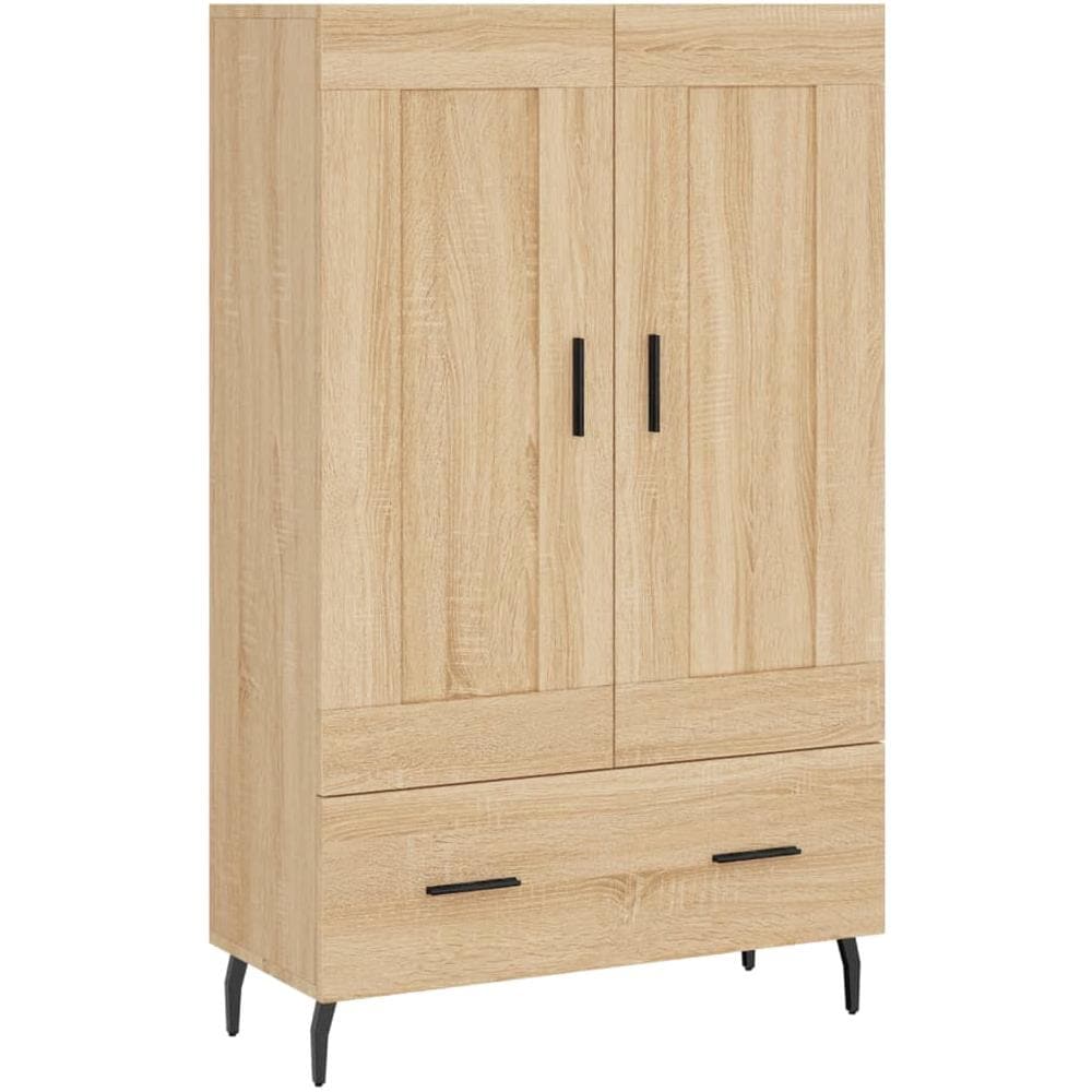 Credenza Rovere Sonoma 69,5x31x115 Cm In Legno Multistrato - Foto 2