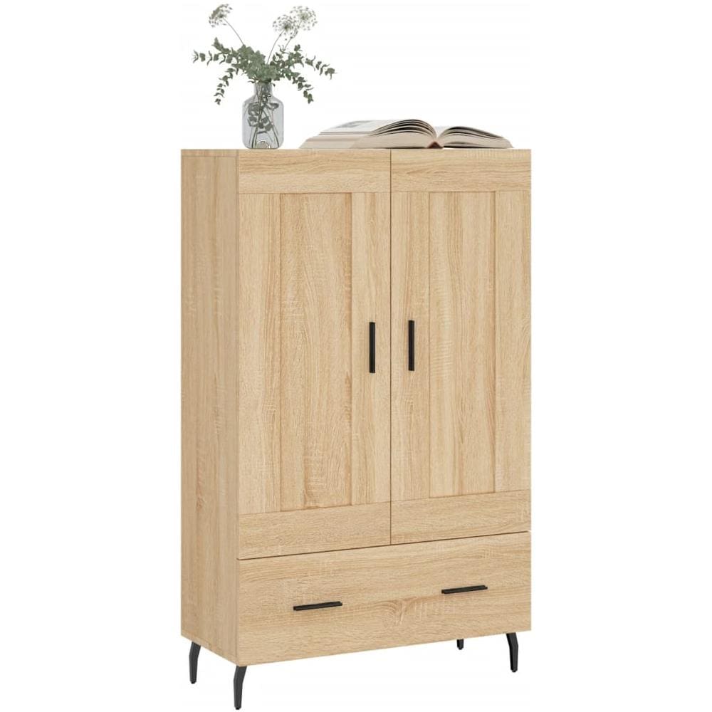 Credenza Rovere Sonoma 69,5x31x115 Cm In Legno Multistrato - Foto 3