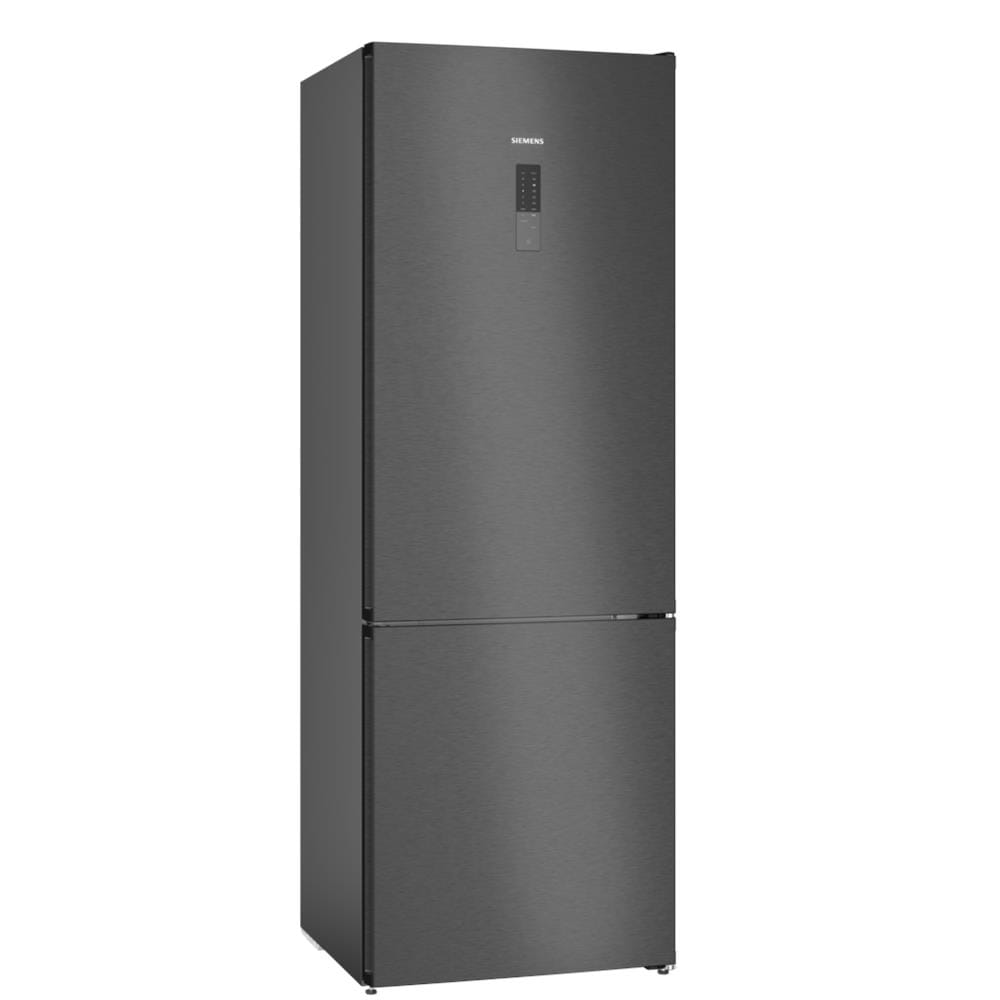 iQ300 KG49NXXCF frigorifero con congelatore Libera installazione 440 L C Nero, Acciaio inox - Foto 1