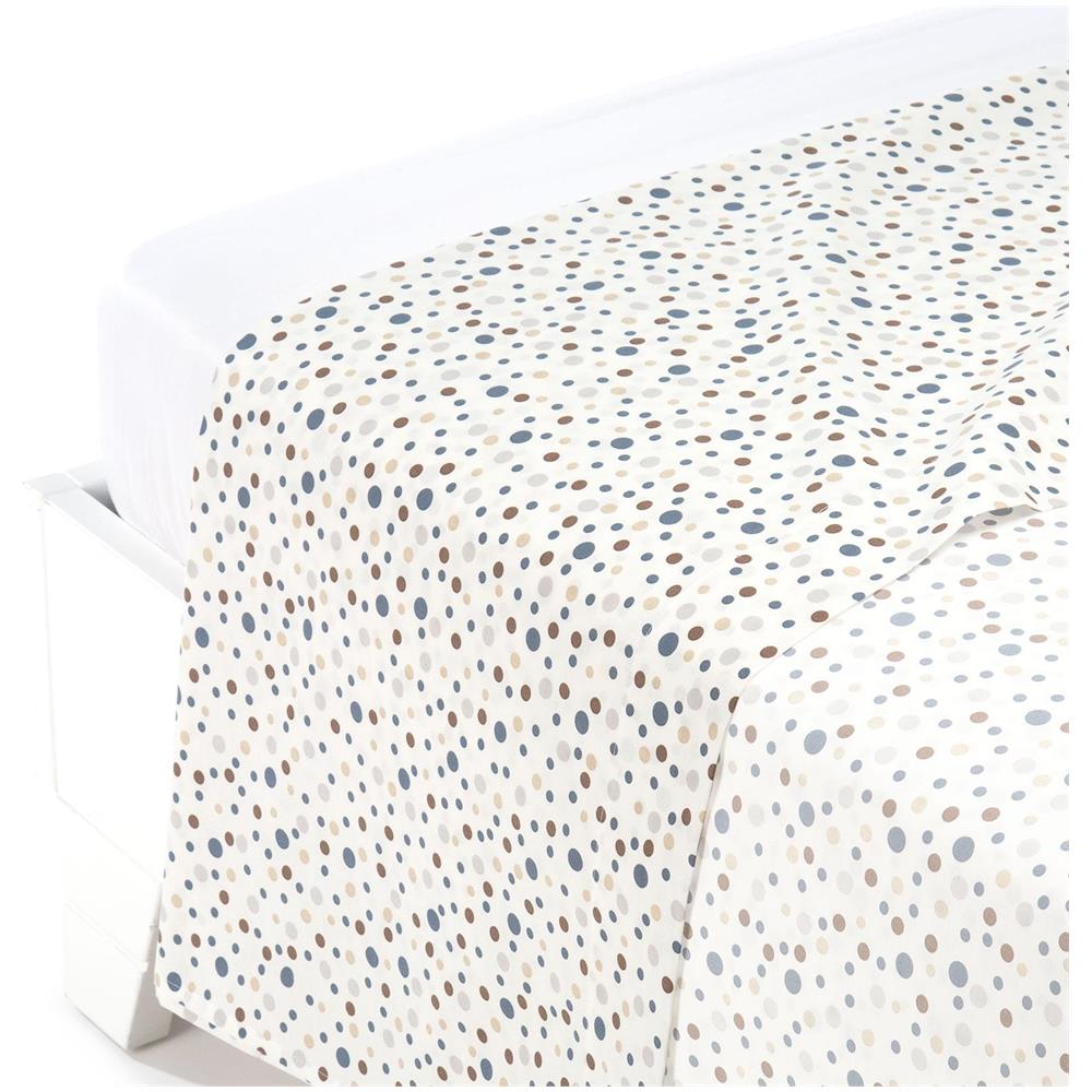 Lenzuolo Superiore Pois In Cotone Colore Incolore Misura Singolo - Foto 1