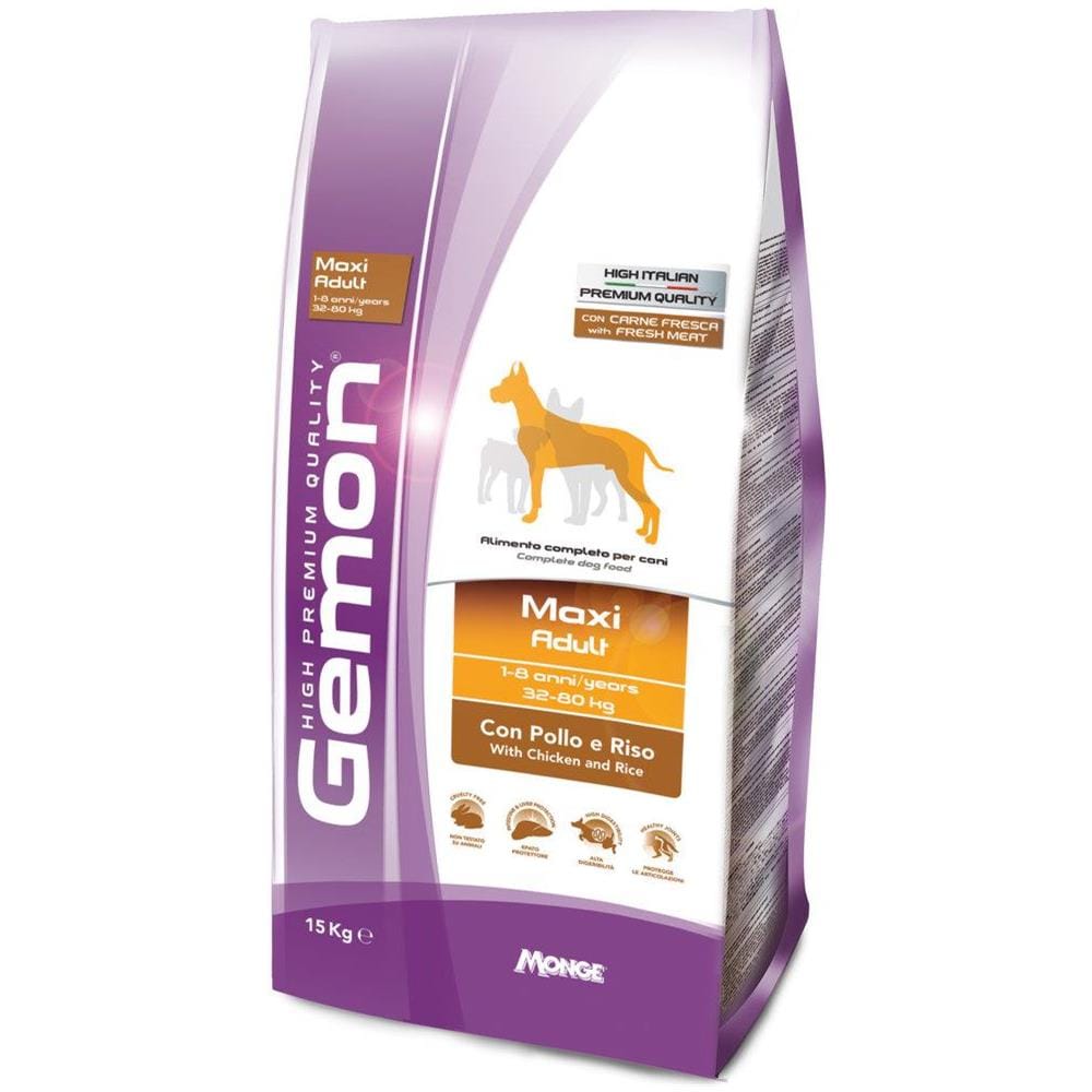 Maxi Adult Pollo E Riso - Crocchete Cane Taglia Grande Kg. 15 - Foto 1