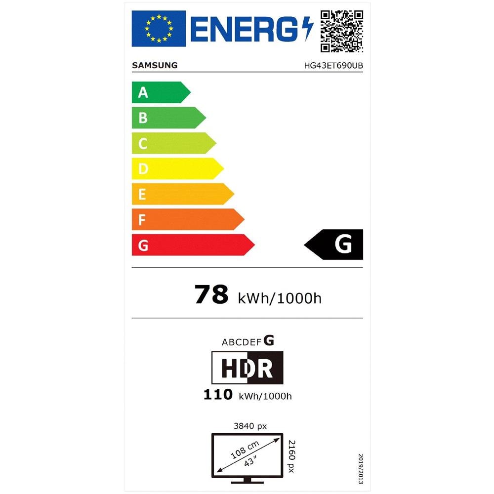 TV LED 4K Ultra HD 43" HG43ET690UBXEN Smart TV Tizen - Foto 2