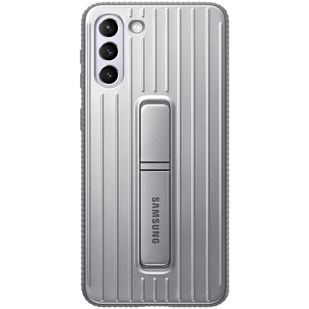 Protective Standing Cover S21+ Light Gray - Foto 1