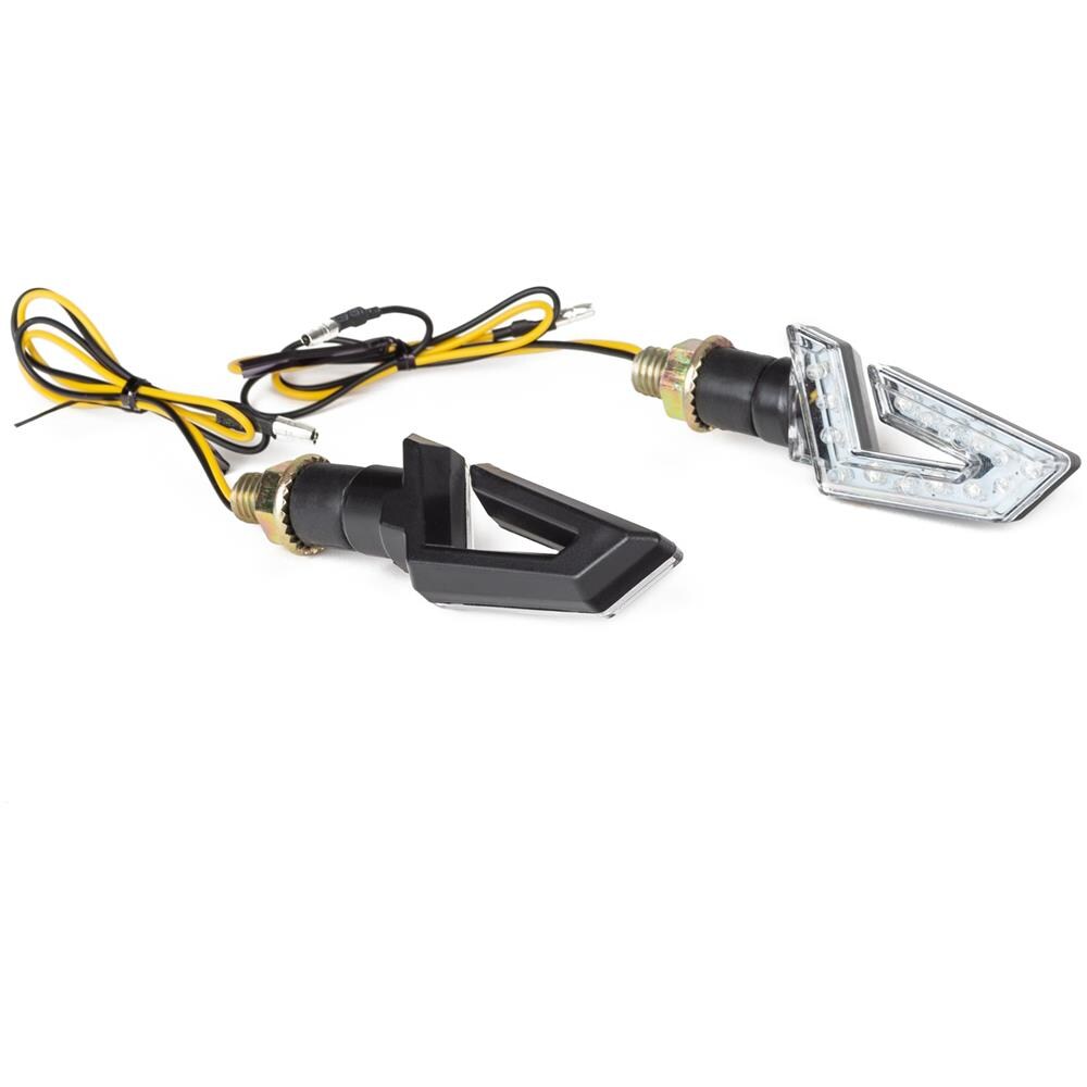 Indicatori Moto Frecce Direzione 12v Design Unico Segnalatori Universali - Foto 2