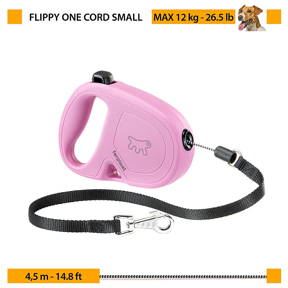 Guinzaglio Allungabile Per Cani Medi Flippy One Cord S, Cordino Retraibile 4,5 M, Max 12 Kg, Blu - Foto 2