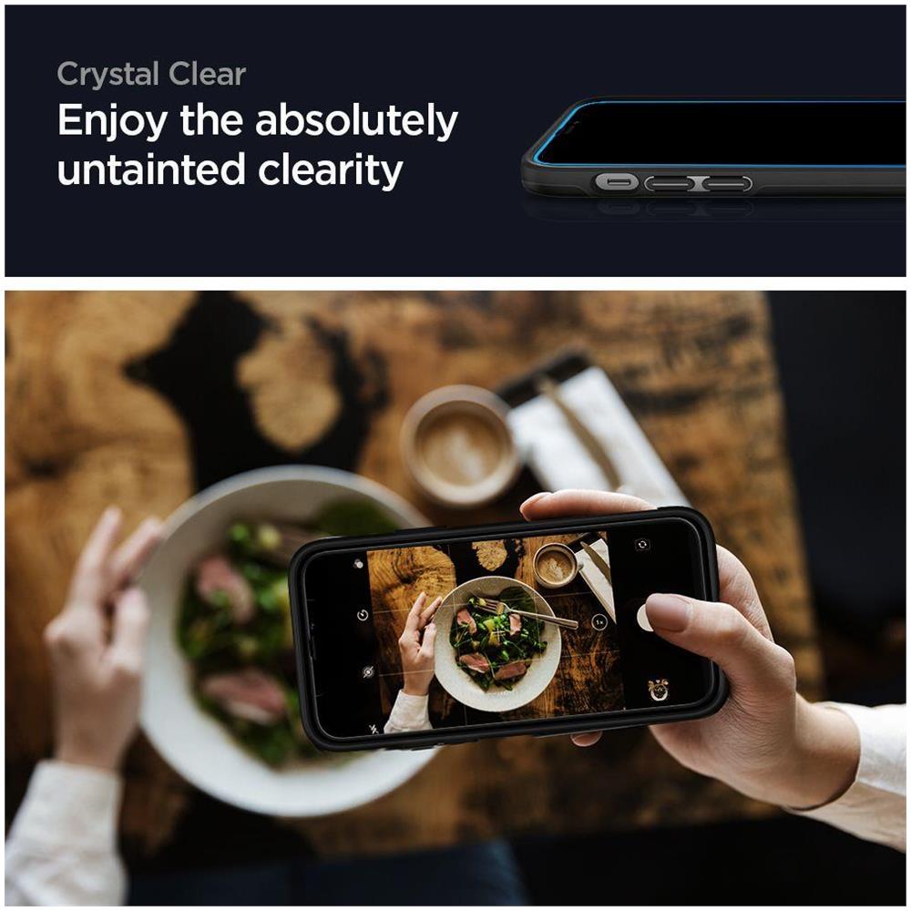 Vetro Temperato Vetro Protettiva Per 2-pack Iphone 12/12 Pro Nero - Foto 2