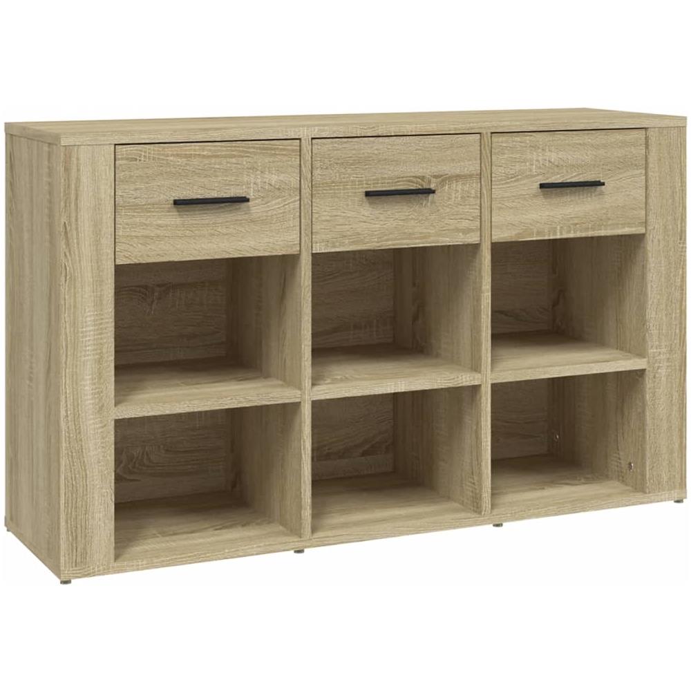 Credenza Rovere Sonoma 100x30x59,5 Cm In Legno Multistrato - Foto 2