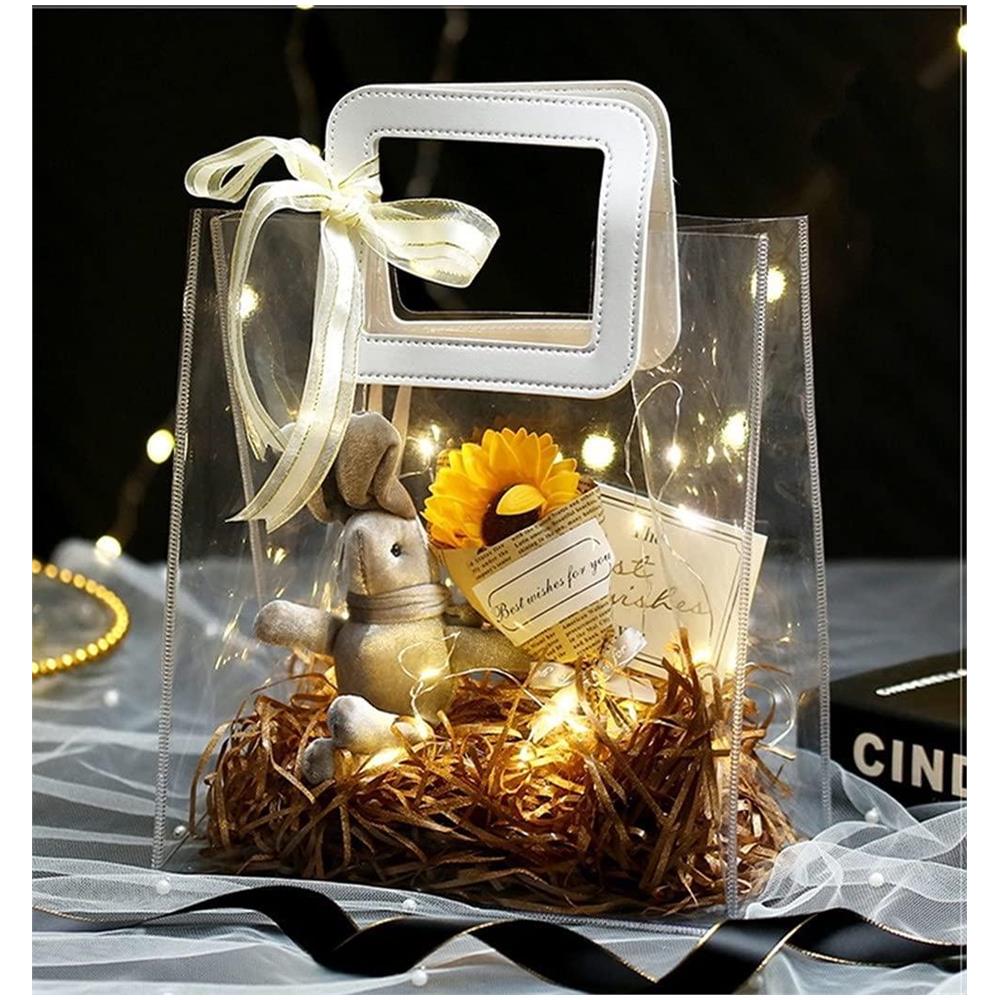 Borsa In Tessuto Per Regali In Pvc Trasparente - Foto 2