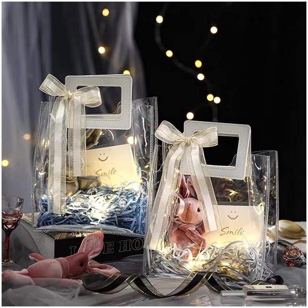 Borsa In Tessuto Per Regali In Pvc Trasparente - Foto 5