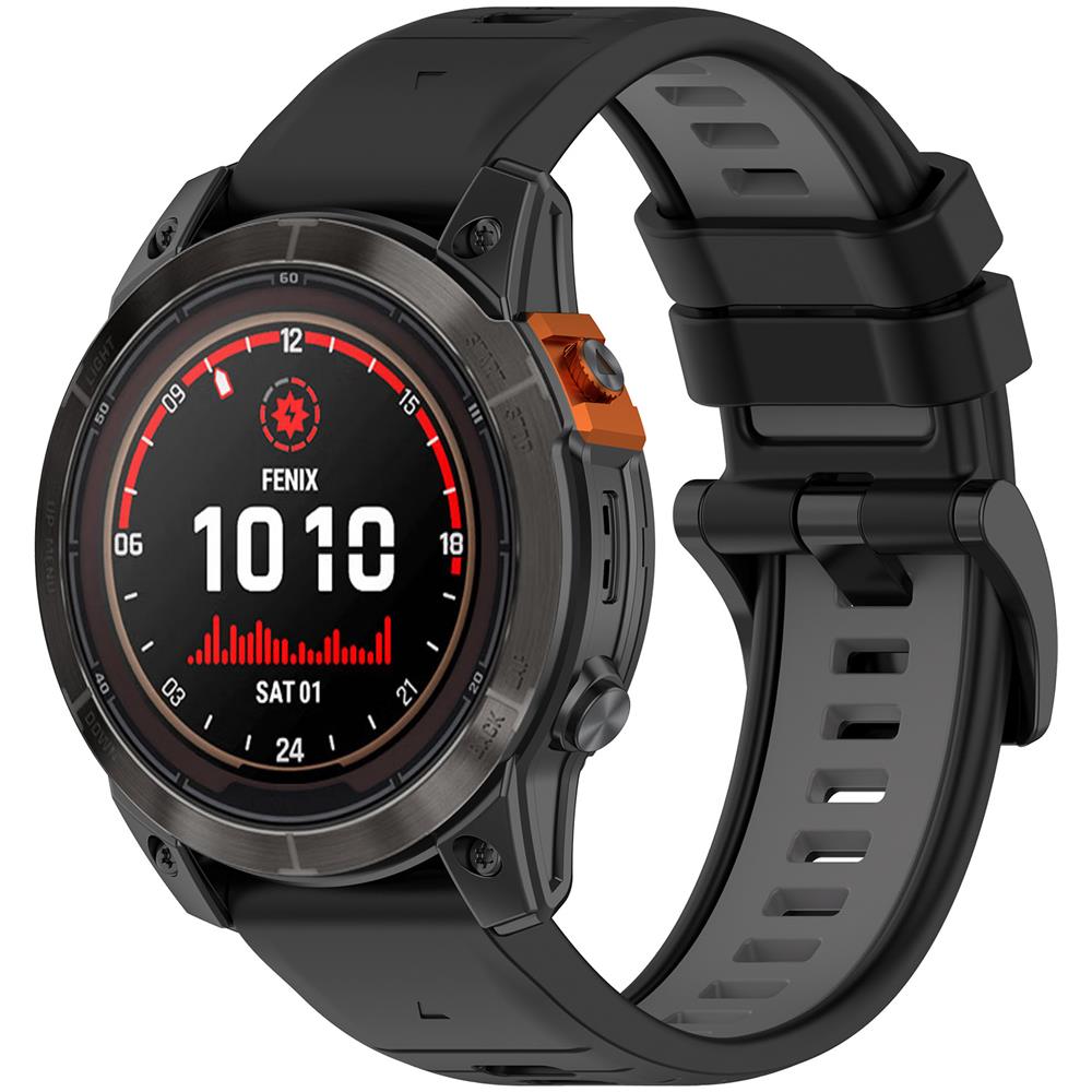 Cinturino Bicolore Per Garmin Fenix/epix Multicolor 20 Mm - Foto 2