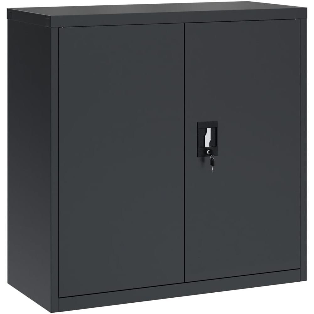 Armadio Classificatore Antracite 90x40x90 Cm In Acciaio - Foto 2
