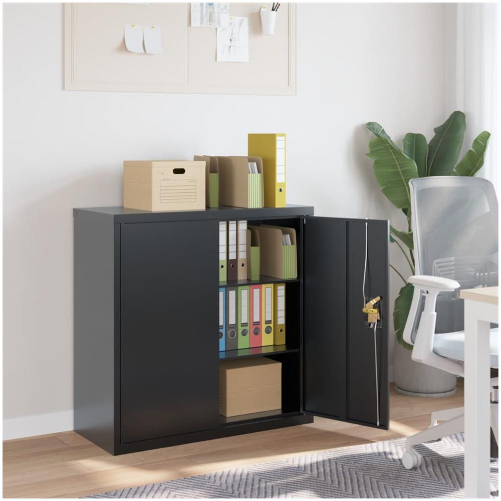 Armadio Classificatore Antracite 90x40x90 Cm In Acciaio - Foto 1